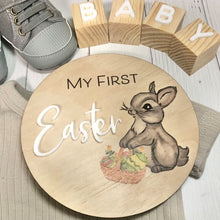 Load image into Gallery viewer, My First Easter - Bunny Plaque