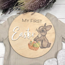 Load image into Gallery viewer, My First Easter - Bunny Plaque