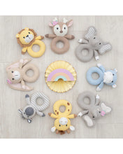 Load image into Gallery viewer, Ella the Elephant Knitted Rattle