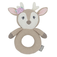 Load image into Gallery viewer, Ava the Fawn Knitted Rattle