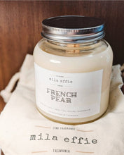 Load image into Gallery viewer, Botanical Glass Jar Candle - French Pear