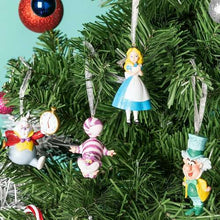 Load image into Gallery viewer, Disney Christmas By Widdop And Co Hanging Ornaments: Alice In Wonderland (Set Of 4)