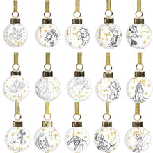Load image into Gallery viewer, Disney Collectible Ceramic Mini Baubles – Set of 15