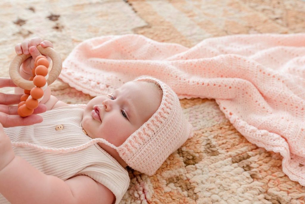 Designs Cinnamon Eco-Friendly Teether Organic Beechwood Silicone  Toy