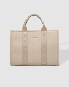 Louenhide Manhattan Logo Tote Bag - Biscotti