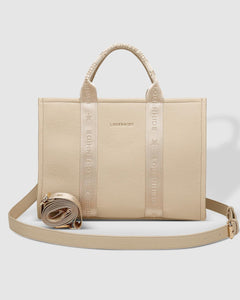 Louenhide Manhattan Logo Tote Bag - Biscotti