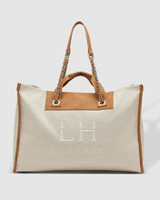 Load image into Gallery viewer, Louenhide Brazil Shopper Bag - CREAM CANVAS/CAMEL