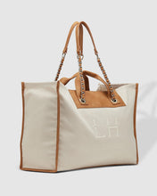 Load image into Gallery viewer, Louenhide Brazil Shopper Bag - CREAM CANVAS/CAMEL