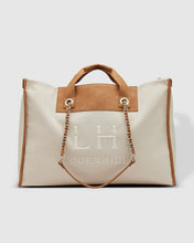 Load image into Gallery viewer, Louenhide Brazil Shopper Bag - CREAM CANVAS/CAMEL