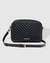 Load image into Gallery viewer, Anastasia Crossbody Bag - Qulted Black