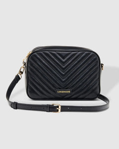 Anastasia Crossbody Bag - Qulted Black