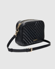 Load image into Gallery viewer, Anastasia Crossbody Bag - Qulted Black