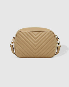 Anastasia Crossbody Bag - Quilted Coffee