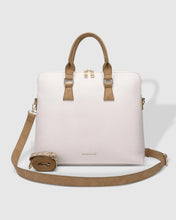 Load image into Gallery viewer, Louenhide Houston Laptop Bag - Vanilla