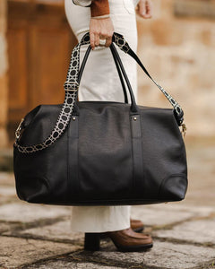 Alexis Weekender Travel Bag - Black Ezra