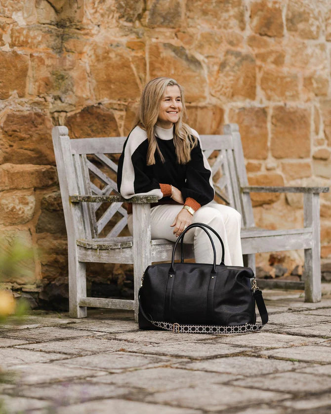 Alexis Weekender Travel Bag - Black Ezra