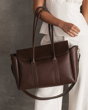 Load image into Gallery viewer, Leighton Tote Bag - Chocolate