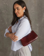 Load image into Gallery viewer, Jacqueline Shoulder Bag - Burgundy Patent