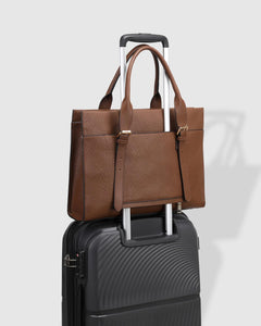 Louenhide Harper Laptop Bag - Cocoa