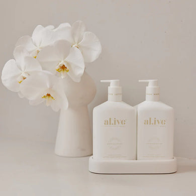 Al.ive - Wash & Lotion Duo + Tray - Mango & Lychee