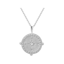 Load image into Gallery viewer, Murkani - Pendant Disc Necklace - Silver