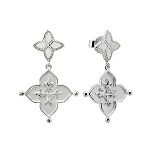 Murkani - Love Earrings- Silver