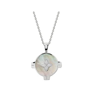 Murkani - Harmony Necklace with Mother of Pearl - Stirling Silver