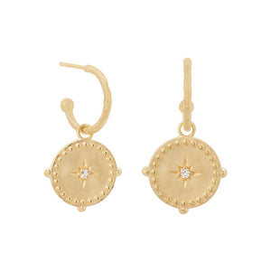 Murkani - Small Hoop Earrings - Gold