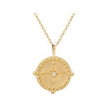 Load image into Gallery viewer, Murkani - Pendant Disc Necklace - Gold