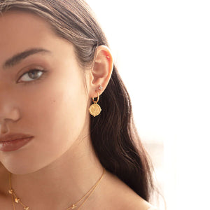 Murkani - Small Hoop Earrings - Gold