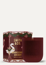 Load image into Gallery viewer, Smith &amp; Co. Limited Edition Festive Collection - Maraschino Cherry Scented Candle 80g