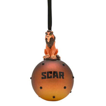 Load image into Gallery viewer, Disney Christmas Glass Bauble: Scar