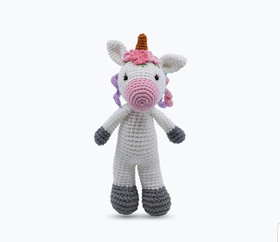 *** CLEARANCE SALE *** Snuggle Buddy Unicorn - Shaker Mini Standing