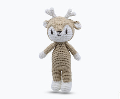 **** CLEARANCE SALE *** Snuggle Buddy Reindeer - Shaker Mini Standing