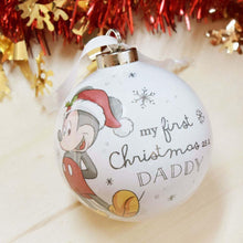 Load image into Gallery viewer, Magical Christmas Bauble Mickey &quot;Daddy&quot;