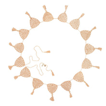Load image into Gallery viewer, O.B. Designs - Crochet Bunting Flag - Peach