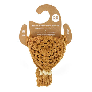 O.B. Designs -  Crochet Bunting Flag - Cinnamon