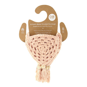 O.B. Designs - Crochet Bunting Flag - Peach