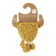 Load image into Gallery viewer, O.B. Designs - Crochet Bunting Flag - Turmeric