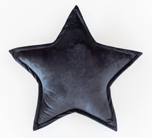 Load image into Gallery viewer, Velvet Cushion - Nova Star - Black