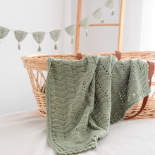 Load image into Gallery viewer, O.B. Designs - Crochet Bunting Flag - Sage