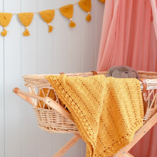 Load image into Gallery viewer, O.B. Designs - Crochet Bunting Flag - Turmeric