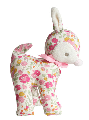 Baby Deer Rattle 16cm - Rose Garden