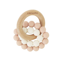 Load image into Gallery viewer, O.B. Designs - Blush Pink | Eco-Friendly Teether | Organic Beechwood Silicone Toy