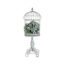 Load image into Gallery viewer, Large Coventry Birdcage on Ornate Stand