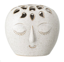 Load image into Gallery viewer, White Face Stoneware Vase