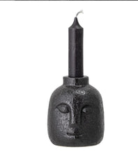 Load image into Gallery viewer, Face Candlestick - Black