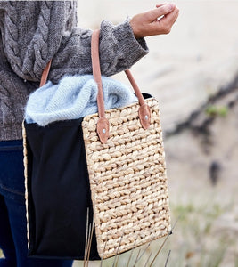 Collapsible Tote Bag Suede Handles - Robert Gordon