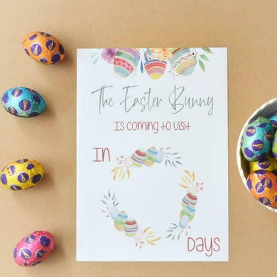 Easter Countdown Magnet - Egg Design