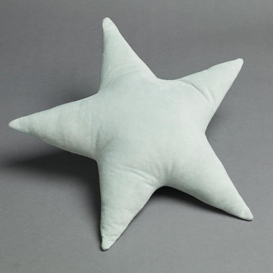 Grey Star Plush Cushion